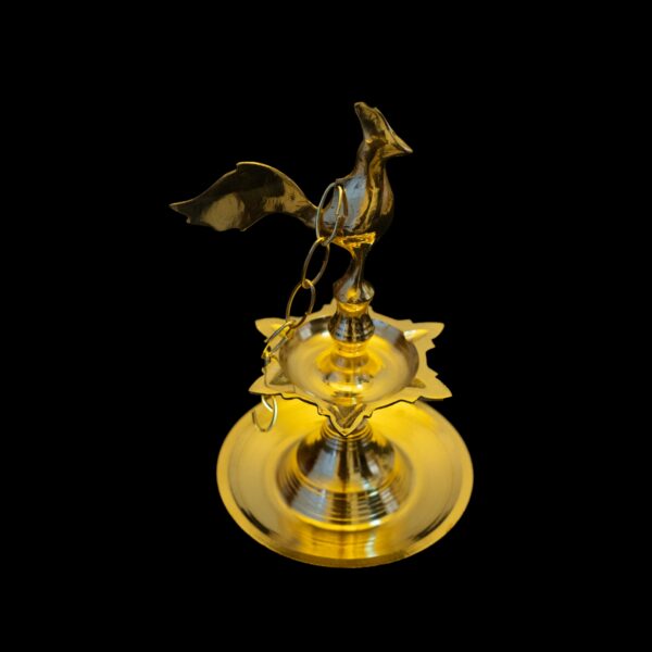 ( V-i114 ) 12" Richness Hanging Oil Lamp