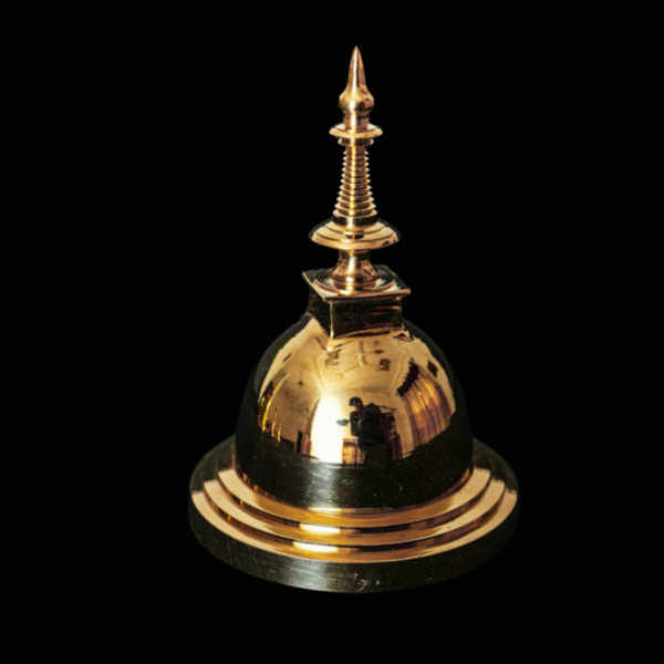 ( V-i171 ) 9" Temple-Style Bubbulakara Stupa