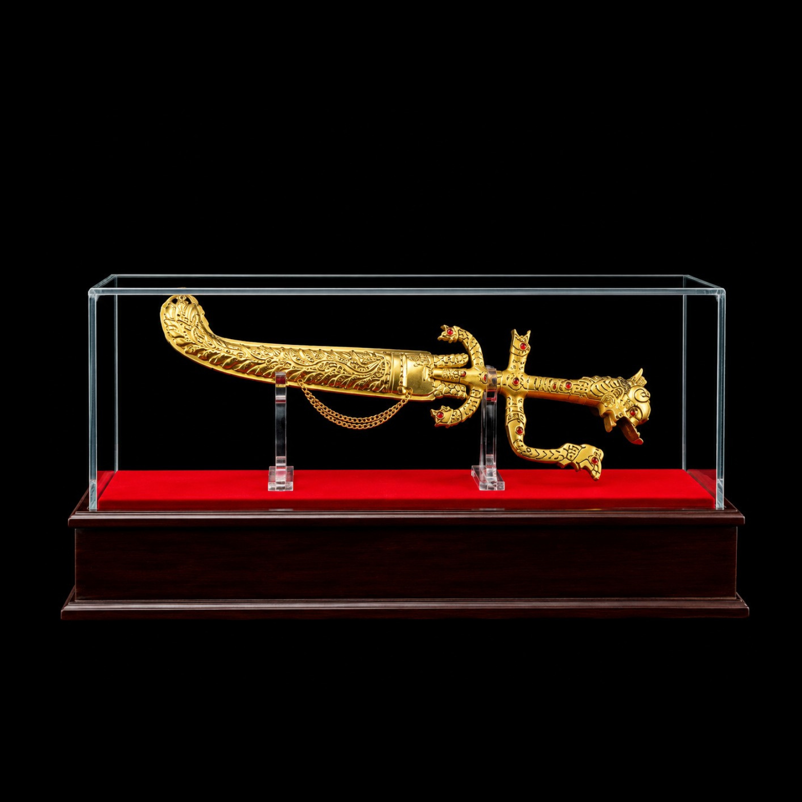 ( V-i064 ) 10'' Sword With – Acrylic Edition (Plastic Box)