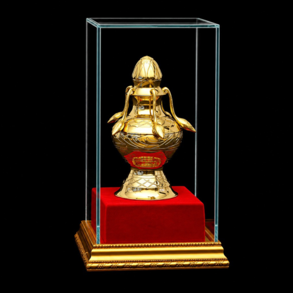 ( V-i008 ) 6" Punkalasa with Modern Display Box (Decorative Frame)