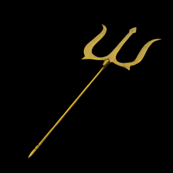 ( V-i165 ) Royal Brass Lord Shiva's Trishul